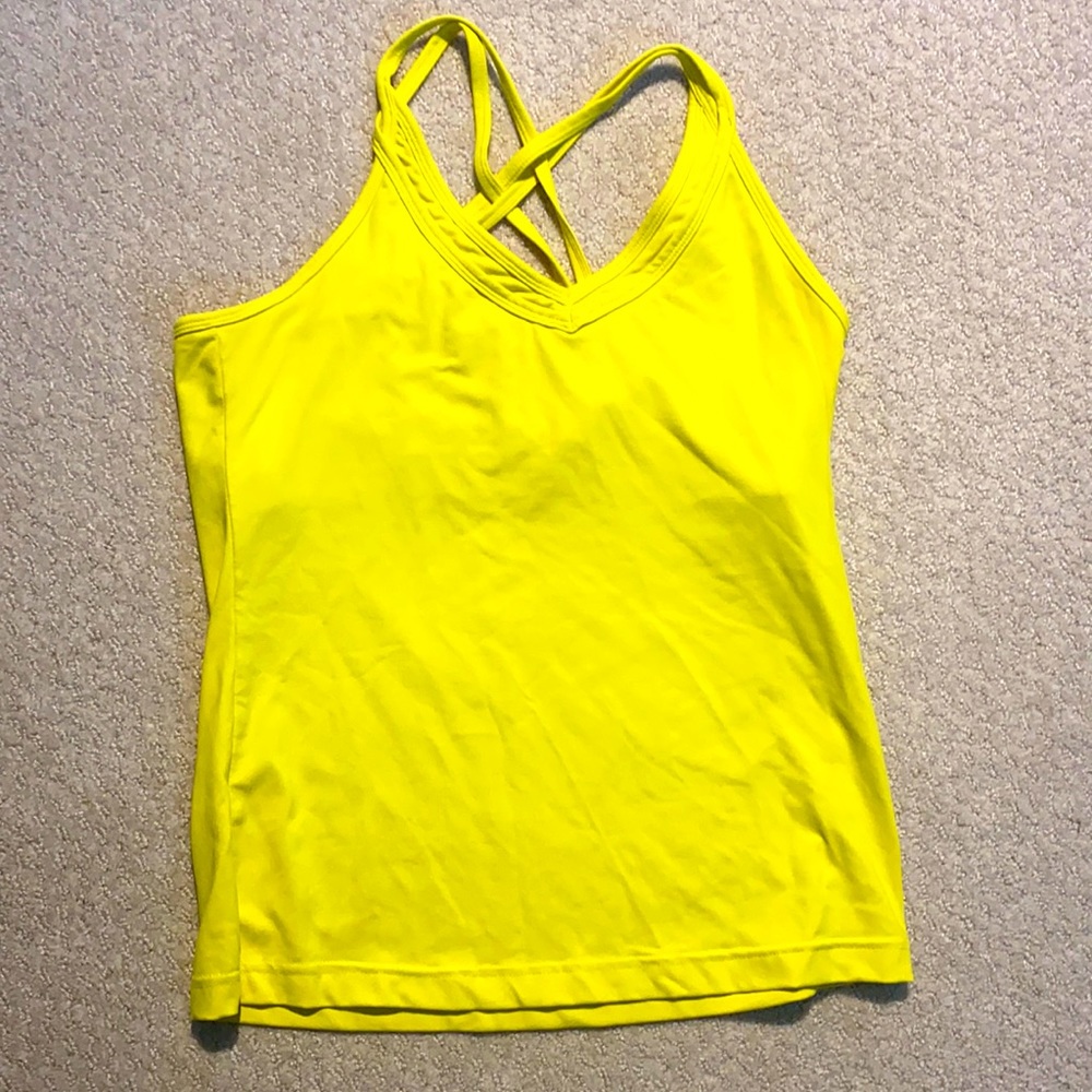 Kyodan Bright yellow workout top
